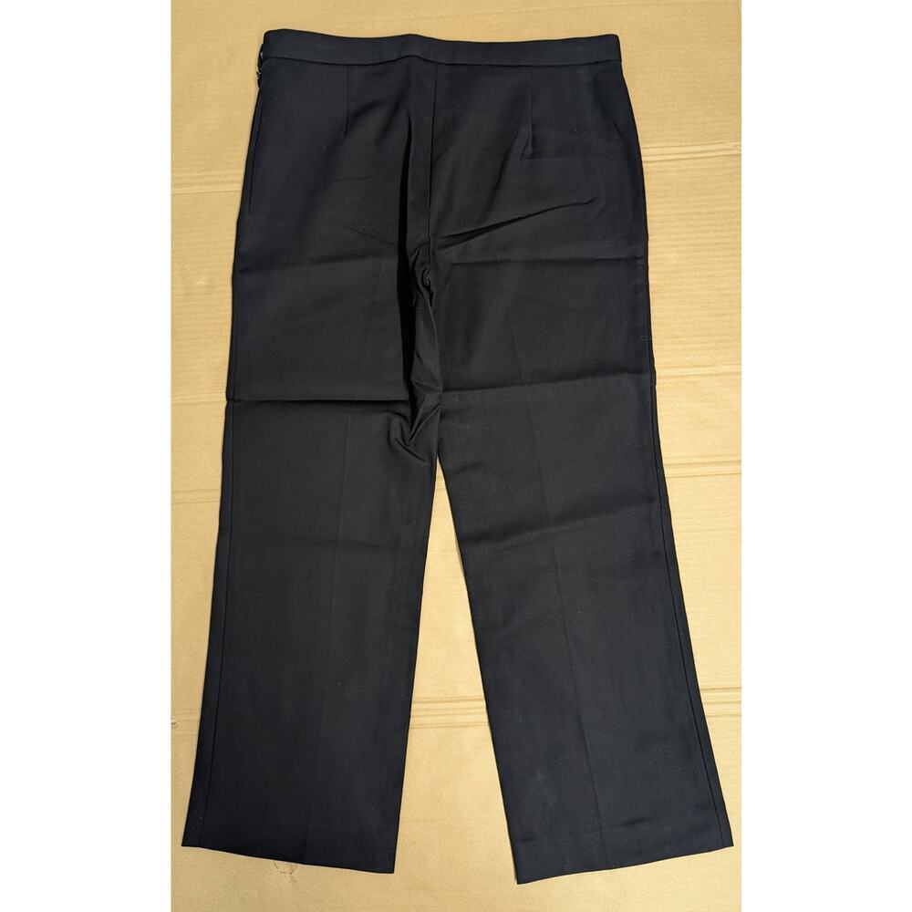 NWT $690 THE ROW Seloc Crop Stretch Cotton Straight Size 8 Dress Pants - Picture 6 of 10